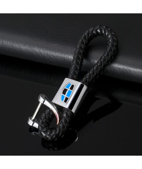 سلسلة مفاتيح جلد بشعار معدنى لسيارة جيلى