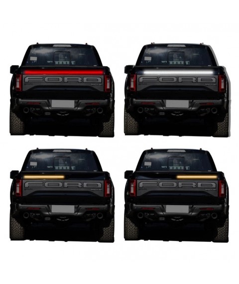 شريط ضوءLED لشنطة السيارة الخلفية  مقاس 150 سم  يعمل على تشغيل إشارة التوقف للفرامل والاشارات الجانبية 