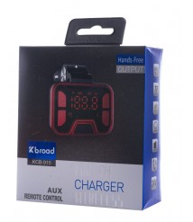 مشغل ام بي 3 للسيارة مع جهاز ارسال موجات اف ام، بتقنية بلوتوث ومدخلين يو اس بي للشحن  KCB-909