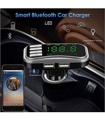 مشغل ام بي 3 و شاحن سيارة FM لاسلكي بشاشة كبيرة AUX  KCB-902