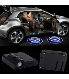 لوجو باب سيارة ظل ضوء الصمام  مازدا لاصق  - 2 قطعة