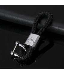 سلسلة مفاتيح جلد بشعار معدنى لسيارة ميتسوبيشي