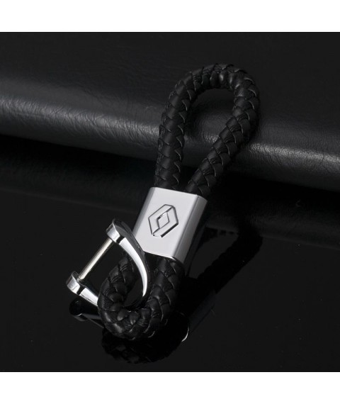 سلسلة مفاتيح جلد بشعار معدنى لسيارة رينو