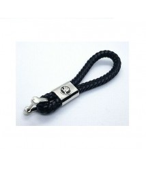 سلسلة مفاتيح جلد بشعار معدنى لسيارة سكودا 