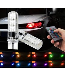  لمبات ليد متعددة الالوان ذات اضائة منخفضة للفوانيس الامامية للسيارة