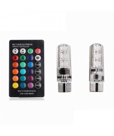  لمبات ليد متعددة الالوان ذات اضائة منخفضة للفوانيس الامامية للسيارة