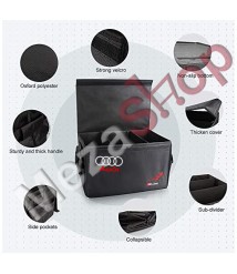 صندوق تخزين الاغراض داخل شنطة السيارة اودي - اسود