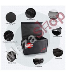 صندوق تخزين الاغراض داخل شنطة السيارة نيسان - اسود