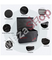 صندوق تخزين الاغراض داخل شنطة السيارة مرسيدس - اسود