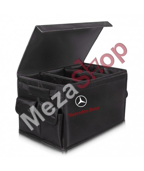 صندوق تخزين الاغراض داخل شنطة السيارة مرسيدس - اسود