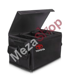 صندوق تخزين الاغراض داخل شنطة السيارة تويوتا- اسود