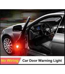 أضواء باب السيارة LED إشارة التحذير للقادم من الخلف لون احمر