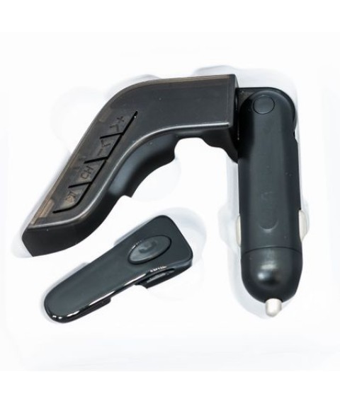 مشغل ام بي 3 للسيارة مع جهاز ارسال موجات اف ام، مع سماعة لاسلكية بلوتوث ومدخلين يو اس بي للشحن V9