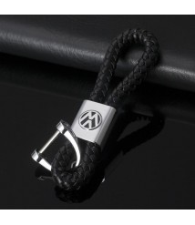 سلسلة مفاتيح جلد بشعار معدنى لسيارة فولكس فاجن