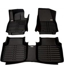 طقم دواسات 5D للسيارة 3 قطع - اسود فولكس فجين تيجوان