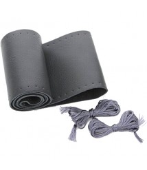 غطاء دريكسيون جلد، رمادي، خياطة