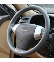 غطاء دريكسيون جلد، رمادي، خياطة