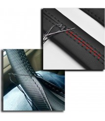 غطاء دريكسيون جلد، اسود ، خياطة اسود