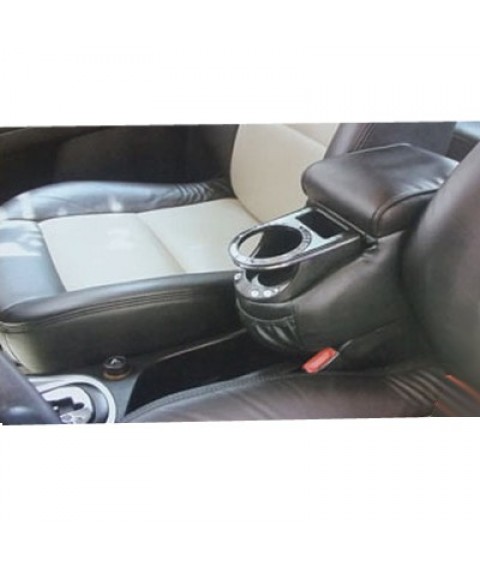 مخدع يد للسيارة 1 كوب  - أسود 