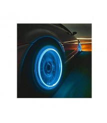 غطاء البلف المضئ - 4 قطع لون ازرق