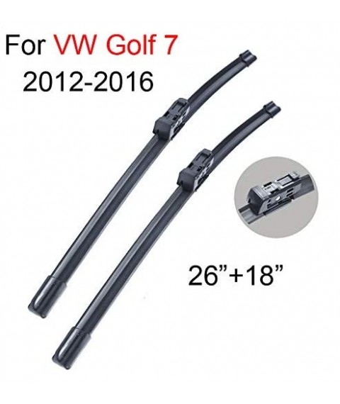 شفرات المساحات لسيارة فولكس فاجن جولف 7 الزجاج الأمامي  