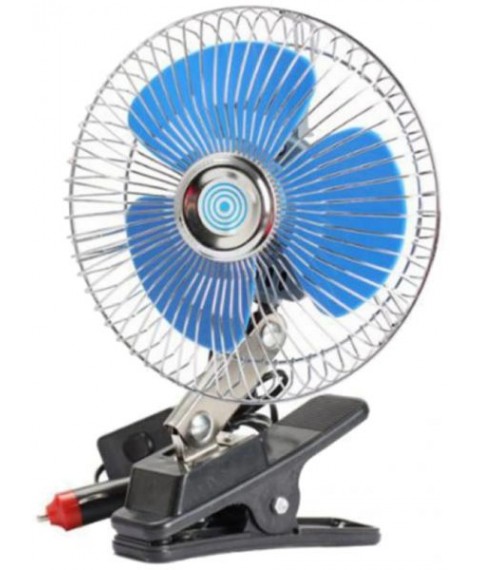 مروحة السيارة مع شاحن سيارة سرعتين