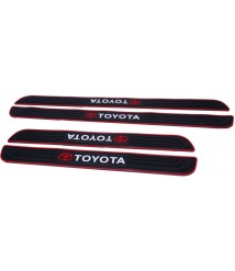 عتب سيلكون 4 قطع لسيارات تويوتا