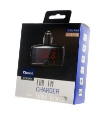 مشغل ام بي 3 للسيارة مع جهاز ارسال موجات اف ام، بتقنية بلوتوث ومدخلين يو اس بي للشحن  KCB-901