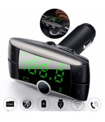 مشغل ام بي 3 للسيارة مع جهاز ارسال موجات اف ام، بتقنية بلوتوث ومدخلين يو اس بي للشحن  KCB-901