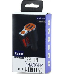 مشغل ام بي 3 للسيارة مع جهاز ارسال موجات اف ام، بتقنية بلوتوث ومدخلين يو اس بي للشحن  KCB-905