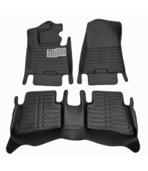 طقم دواسات 5D للسيارة 3 قطع - اسود كيا سبورتاج 2017 -2018-2019  KX5