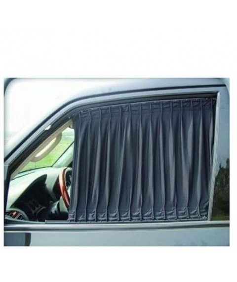 ستارة سيارة 2 قطعة VIP -اللون اسود