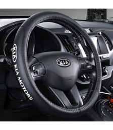 غطاء عجلة القيادة الرياضية لسيارات كيا غطاء عجلة القيادة الجلدية لمقبض السيارة