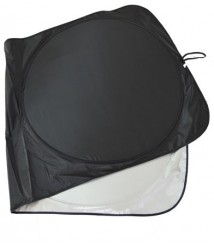 شماسة سيارة للزجاج الأمامي ,وجة رمادي , وجة اسود قابلة للطي