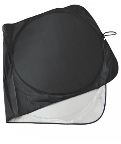 شماسة سيارة للزجاج الأمامي ,وجة رمادي , وجة اسود قابلة للطي