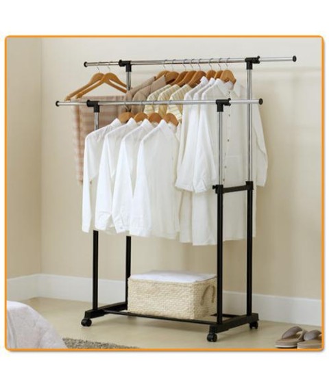 ستاند ملابس زوجي بلاستيك *معدن