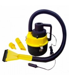 مكنسة كهربائية اوتوماتيكية للسيارات - 12 فولت -توصيل بولاعة السيارة  جلوري-اللون اصفر