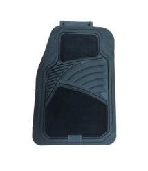 -طقم دواسات جلد * موكيت 5 قطع للسيارة- اسود