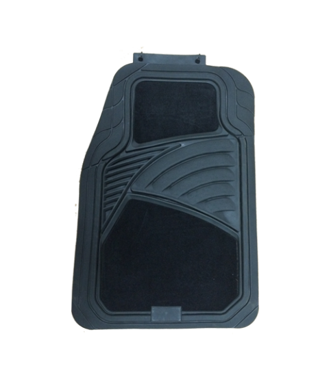 -طقم دواسات جلد * موكيت 5 قطع للسيارة- اسود