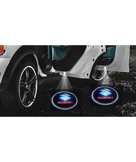 لوجو باب سيارة ظل لاصق ضوء سوزوكي- 2 قطعة