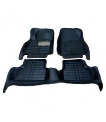 طقم دواسات 5D للسيارة 3 قطع - اسود شيفروليه كروز 2018