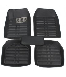 طقم دواسات 5D للسيارة 5 قطع - اسود