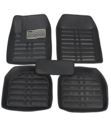 طقم دواسات 5D للسيارة 5 قطع - اسود