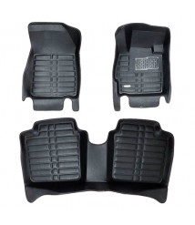 طقم دواسات 5D للسيارة 3 قطع - اسود سكودا كودياك IQ