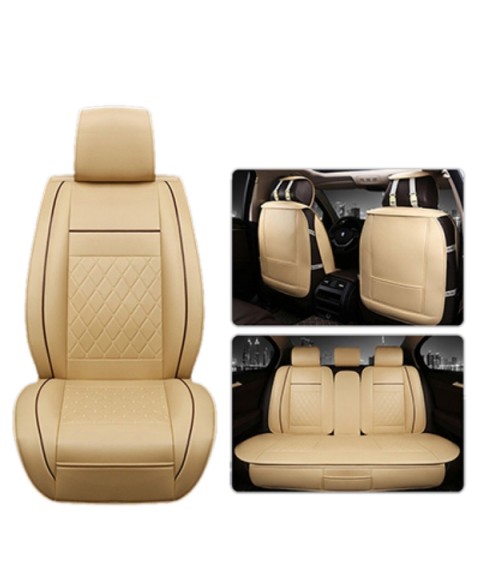 طقم غطاء من اجود الخامات للكراسى السيارة كاملة بيج