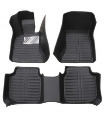 طقم دواسات 5D للسيارة 3 قطع - اسود فوردفوكس