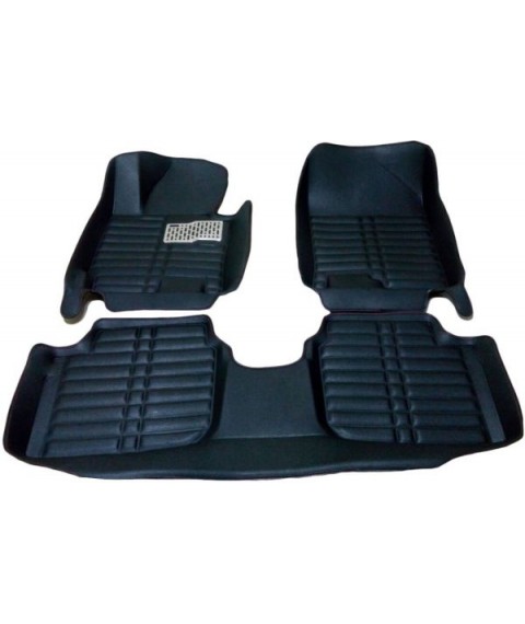 طقم دواسات5D للسيارة 3 قطع - اسود هيونداى النتراMD 2011:2015