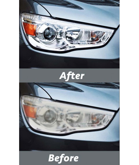 منظف و ملمع كشافات و فوانيس السيارة من ايديال اتوم 