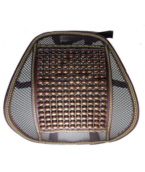 مسند ظهر لمقعد السيارة - شبك وخرز بنى جودة عالية