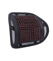 مسند ظهر لمقعد السيارة - شبك وخرز اسود جودة عالية